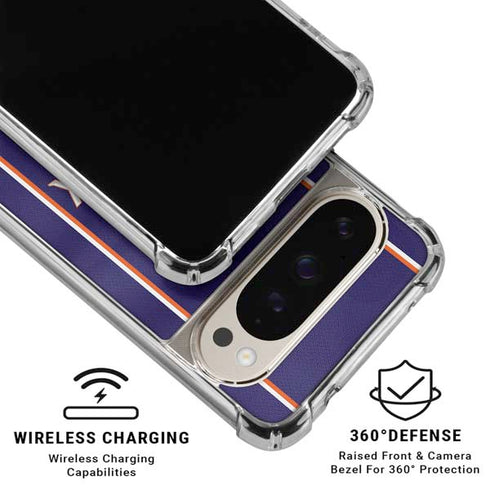 NBA Phoenix Suns Jersey Google Pixel 9/9 Pro Clear Case